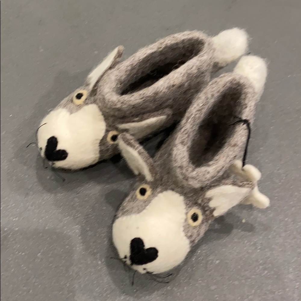 Baby felt sleepers